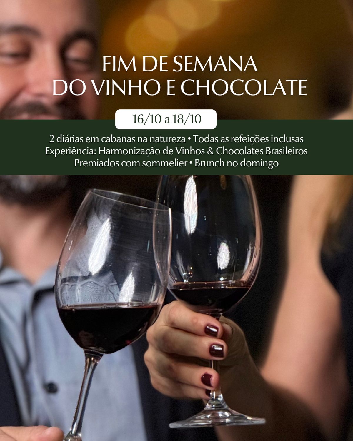 Harmonização de Vinhos e Chocolates (16 a 18/10)