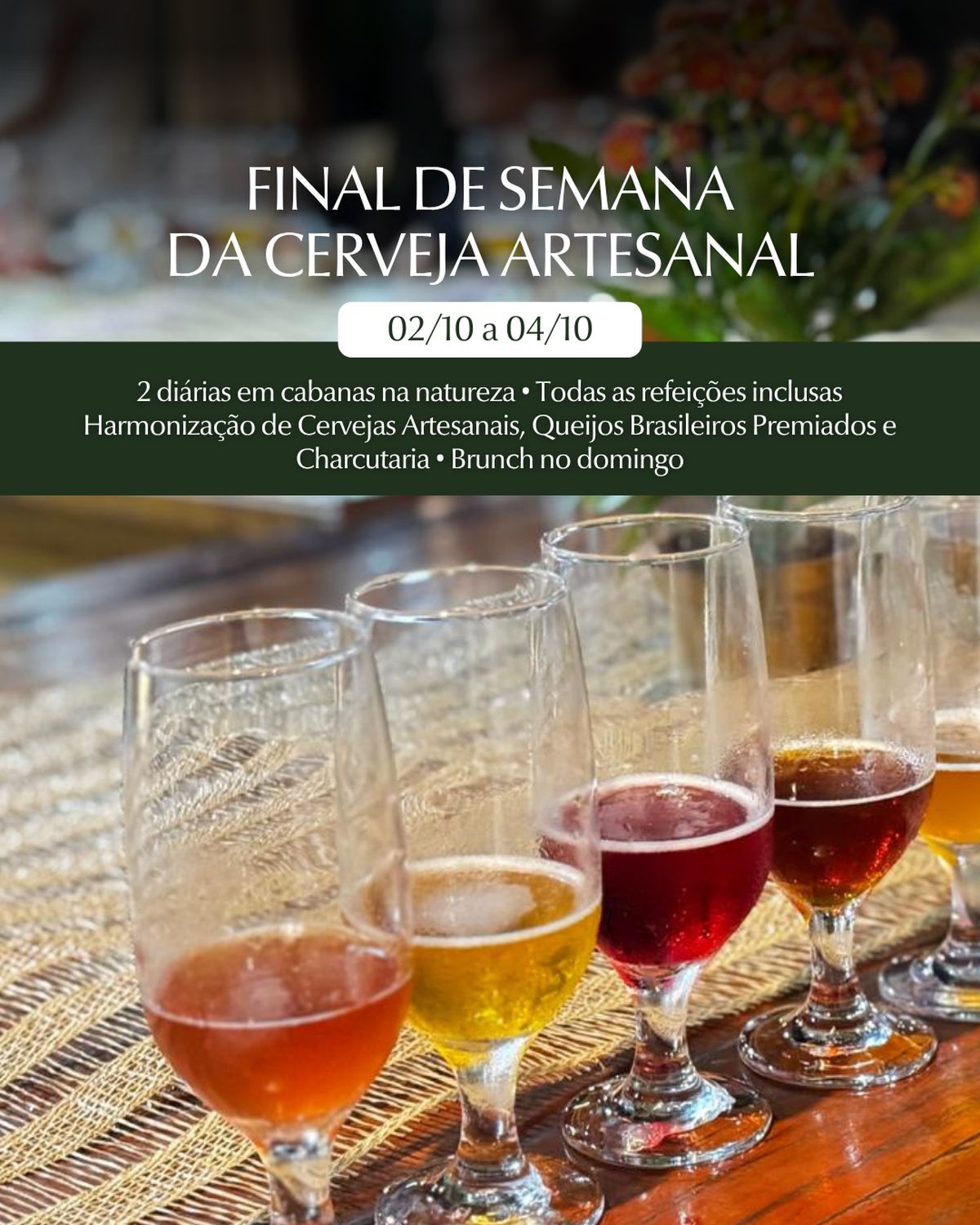 Fim de Semana da Cerveja Artesanal (02 a 04/10)